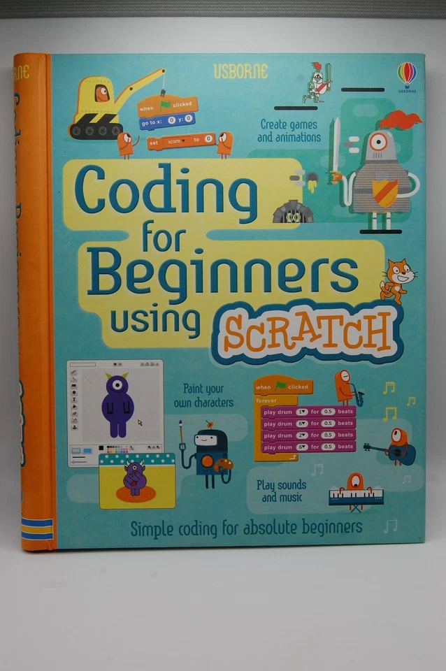 Usborne Coding For Beginners Using Scratch Children's Book