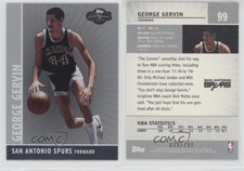 2008-09 Topps Co-Signers Silver /199 George Gervin #99 HOF