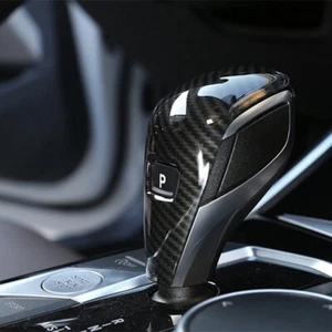 BMW Serie 3 4 G20 G21 G22 G23 G26 Stile Fibra di Carbonio Manopola Cambio Stick Cover - Foto 1 di 9