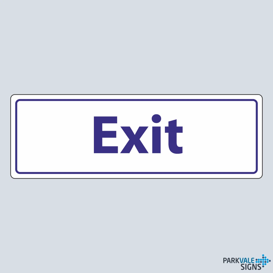 LASTING IMPRESSIONS (SIGNS) LIMITED Exit Door Sign
