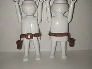 PLAYMOBIL - Lote Piezas Sueltas Western X2 Cinturón Marrón Revólver de Vaquero - Imagen 1 de 1