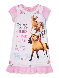 Spirit Riding Free Pajamas Nightgown Girl Size Horse Equestrian Unicorn NWT - Picture 1 of 3