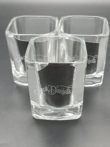 Set/3. JACK DANIEL’S GLASS ETCHED ROCKS GLASSES BELLE OF LINCOLN. - Picture 1 of 10