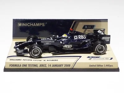 Minichamps 1:43 Williams Toyota FW29B N. ROSBERG TESTING JEREZ 2008 - Bild 1 von 4