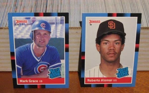 Juego completo de béisbol Donruss 1988 Mark Grace Rookie - Imagen 1 de 3