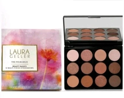 Laura Geller - The Wearables - "BEAUTY BASICS" -  12 Pan Multi-Finish Eyeshadows - Image 1 of 4
