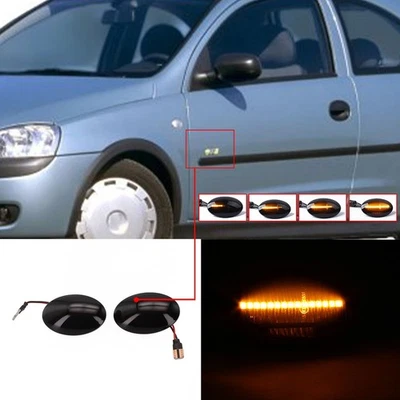 Side Light For Combo B C For Opel Corsa B C Indicator Side Smoked Housing - Image 1 of 4