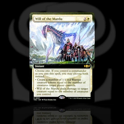 Will of the Mardu (Extended Art) Commander: Tarkir: Dragonstorm Regular - Image 1 of 2