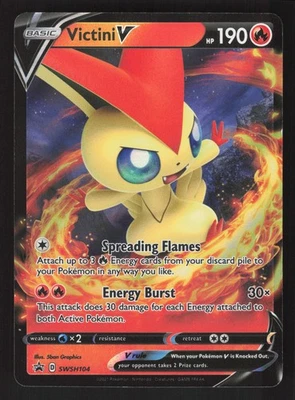 Victini V SWSH104 Promo Pokemon SWSH: Sword & Shield Promo Cards - Image 1 of 2