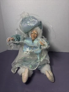 Caprichosa Navidad Elfo Estante Cuidador Azul Color Iridiscente - Imagen 1 de 9