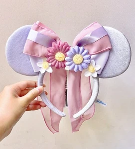 Japan Tokyo Disney Fantasy Springs Rapunzel's Lantern Plush Headband Minnie Ears - Picture 1 of 3