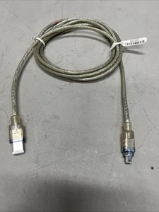 Genuine Apple 590-2286 1394 6-Pin to 4-Pin FireWire Cable: 2 Meters Male-to-Male - Photo 1/1