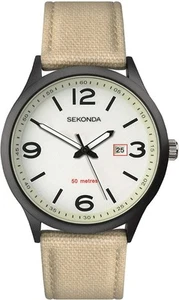 Orologio uomo Sekonda con cinturino in nylon beige 1508 - Foto 1 di 3