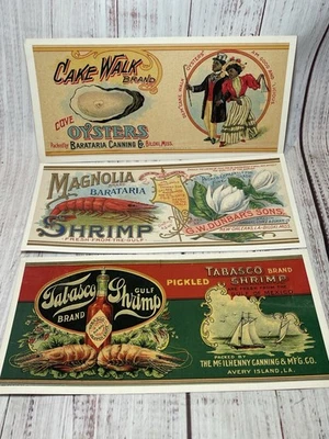 Magnolia Brand Shrimp, Cake Walk Brand & Tabasco Reproduction Oversize Postcard - Image 1 of 4