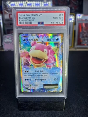 Slowbro EX 26/108 2016 Pokémon XY Evolutions Holo Ultra Rare PSA 10 GEM MINT 💎 - Image 1 of 3