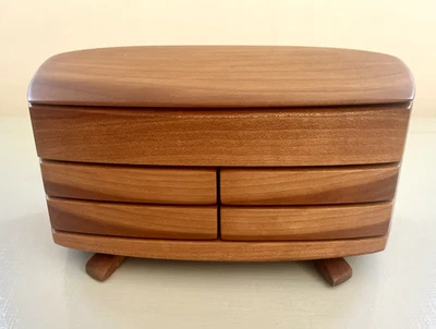 1994 RARE & COLLECTIBLE Thom & Sue Kellams Signed Hinged 5-DRAWER Box - Image 1 of 4