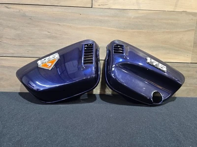 1973 Honda CL175 Scrambler Stock Air Cleaner Side Covers With Emblems - Изображение 1 из 4