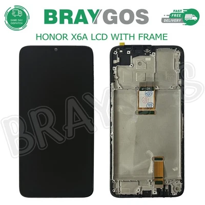 For HUAWEI HONOR X6a WDY-LX1 WDY-LX2 Touch Screen Digitizer LCD Display + Frame - Image 1 of 4