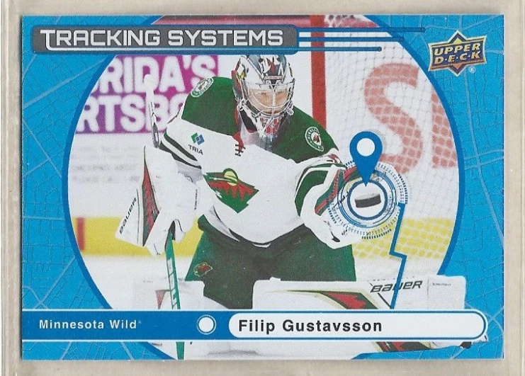 Filip Gustavsson Minnesota Wild 2025-26 Upper Deck 1 Tracking Systems #TS-30 - Image 1 of 1