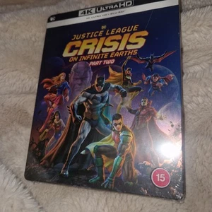 Justice League: Crisis On Infinite Earths - Part Two (4K UHD Blu-ray) Steelbook - Picture 1 of 2