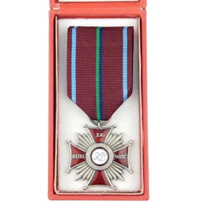 4694 WK2 POLNISCHES VERDIENSTKREUZ FÜR TAPFERKEIT POLEN - Bild 1 von 6