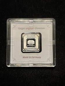 Premium Geiger Silver 5g Silver Bar Encapsulated - Picture 1 of 15