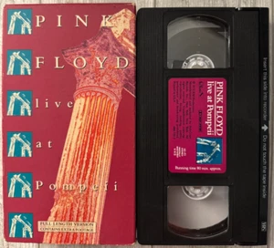 Pink Floyd Live At Pompeii VHS Full Length Version David Gilmour Roger Waters - Picture 1 of 2