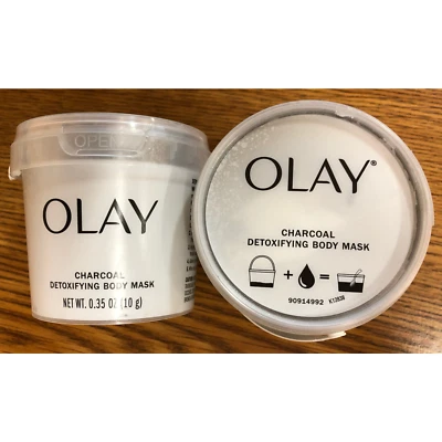 Olay Charcoal Detoxifying Body Mask Lot of 2 Detox and Refresh Skin - Image 1 of 3