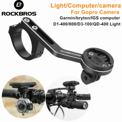 ROCKBROS Soporte para Cámara de Acción Deportiva iGPSPORT Bryton Soporte Ciclismo Gopro Foto 1 de 4