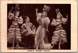Postcard Rose's Midget Revue Biggest Little Show on Earth Vaudeville - Picture 1 of 2