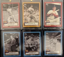 2020 Topps 100th Stan Musial Complete Set Parallels 1/1, /6, /22 See Description