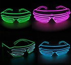 EL Wire Neon LED Light  Sunglasses Eyewear Shade  Nightclub Halloween Rave  Party S