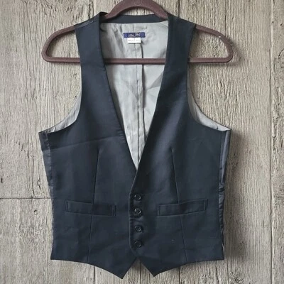 Roger David Black Formal Vest - Image 1 of 4
