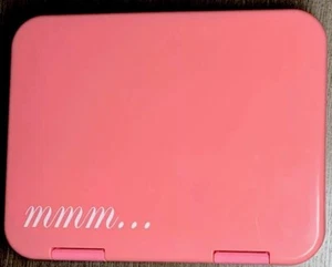 NEW USA Lunch Buddies Pink Bento Box Cube Plastic Lunch Food Storage Container - Picture 1 of 2