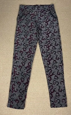 Pantalón Floral Coco + Carmen L/XL Elastizado Cintura Bolsillos Negro Multicolor Foto 1 de 4