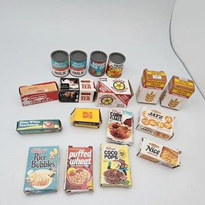 Vintage Kelloggs  1980’s Empty Mini Cereal Toys Box Hansa Supermarket Australia  - Picture 1 of 13