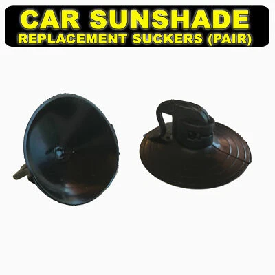 Car Sunshade Replacement Window Suckers - 2 to fix 1 sun shade Gift Gifts - image 1 of 2