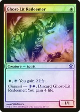 Ghost-Lit Redeemer FOIL Saviors of Kamigawa PLD White Uncommon CARD ABUGames