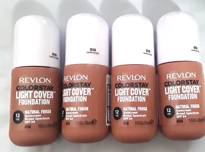 4 - Revlon ColorStay Light Cover Liquid Found. SPF 34 510 Cappuccino Exp 10/2022 - Image 1 of 2