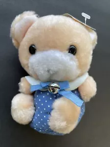 Vintage 1979 Sanrio Pals Teddy Bear Plush Stuffed Animal Toy NWT RARE - Picture 1 of 7