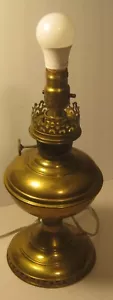 Electrified Brass ALADDIN Kerosene Lamp MODEL No. 6 1915-16 EXCELLENT !!! - Picture 1 of 10