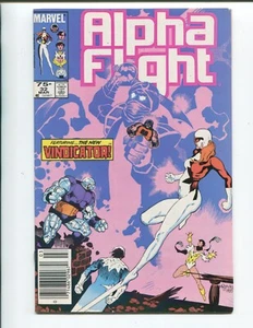 Alpha Flight #32 - Newsstand 1st Appearance Black Razer & Vindicator Super Book - Picture 1 of 2