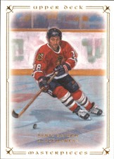 2008-09 UD Masterpieces Chicago Blackhawks Hockey Card #26 Denis Savard