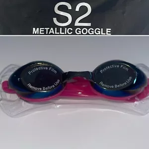 Occhiali ottici antiappannamento Sporti Swimming S2 lenti fumo cornice metallica fascia rosa - Foto 1 di 10