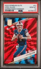2023 Donruss Elite Josh Allen Aspirations Shimmer /625 PSA 10