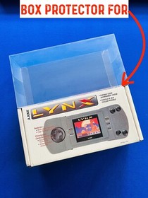 ATARI Lynx CORE SYSTEM VARIANT MODEL 1 US VERSION Smaller Size - 1 Box Protector