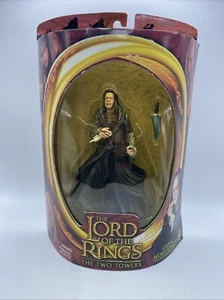 2002 TOY BIZ LORD OF THE RINGS THE TWO TOWERS GRIMA WORMTONGUE ACTION FIGURE - Picture 1 of 11