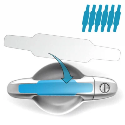 Uni LACKSCHUTZFOLIE Autogriff Autotürgriff Türgriff Schutzfolie 8er 140x32mm - Bild 1 von 4