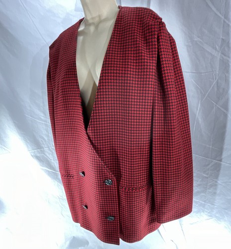 Abito blazer 2 Givenchy En Plus 46 18 W da donna rosso nero nero