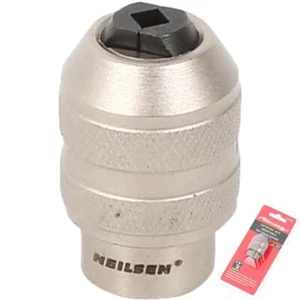 Neilsen Adjustable Interchangeable Tap Wrench Ratchet Chuck Socket 3/8" M5-M12 - Picture 1 of 3